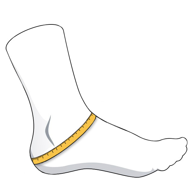 Heel Measurement Diagram