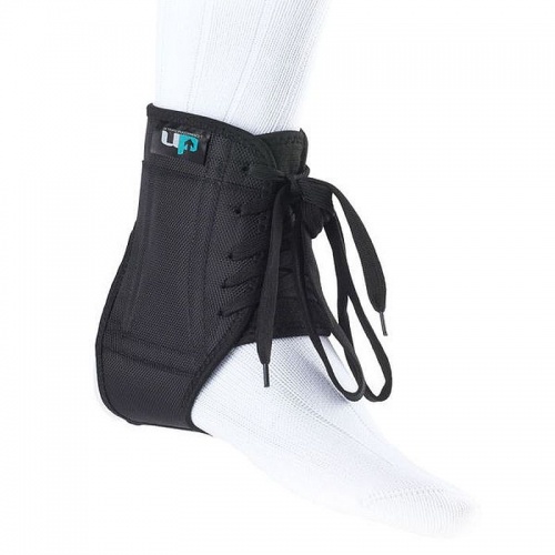 Ultimate Performance Laced Football Ankle Support (Black)